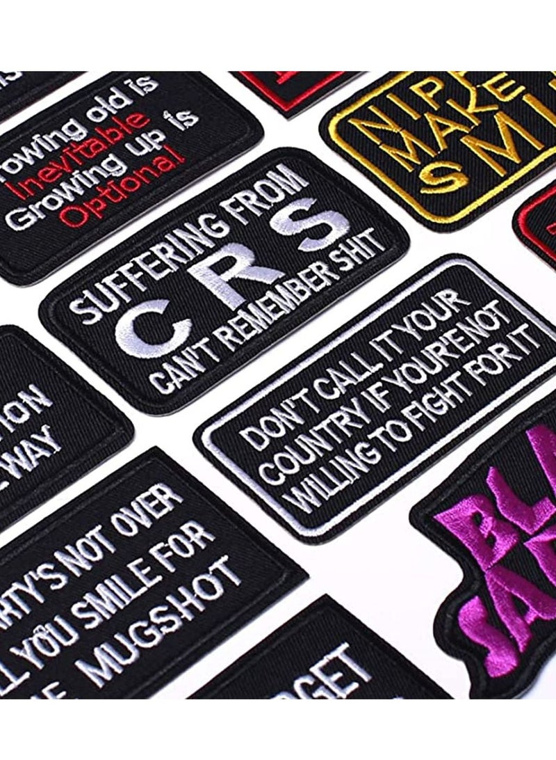 KASTWAVE 15 PCS Assorted Styles Embroidered Iron Patch on Cute Sewing Applique Applique for Jacket Hat Backpack Jeans Sewing Flowers Applique DIY Accessory (15PCS) - Image 4