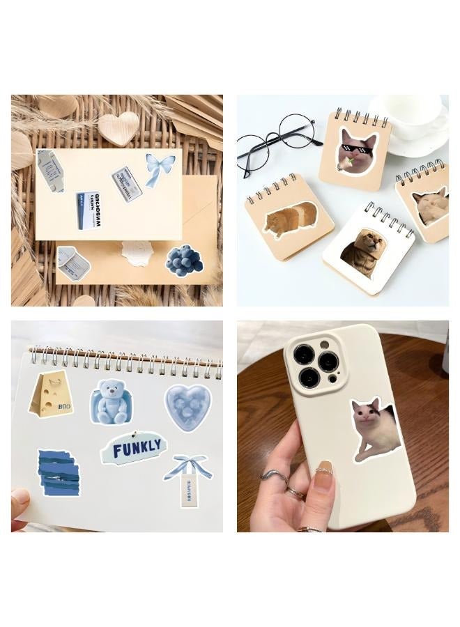 FUNKY 100 Pcs Minimalist Korean Stickers, Laptop Ledger, Water Cup, Ipad Phone Case Decoration, Waterproof Sticker  - Image 2