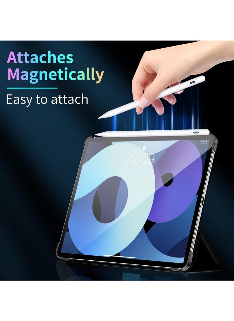 ماركة غير محددة قلم ستايلس  لأجهزة iPad (2018-2022) – دعم رفض راحة اليد، حساسية للإمالة، تثبيت مغناطيسي، شحن سريع، متوافق مع iPad Pro، Air، Mini، وأجهزة iPad الجيل 6-10  - Image 3