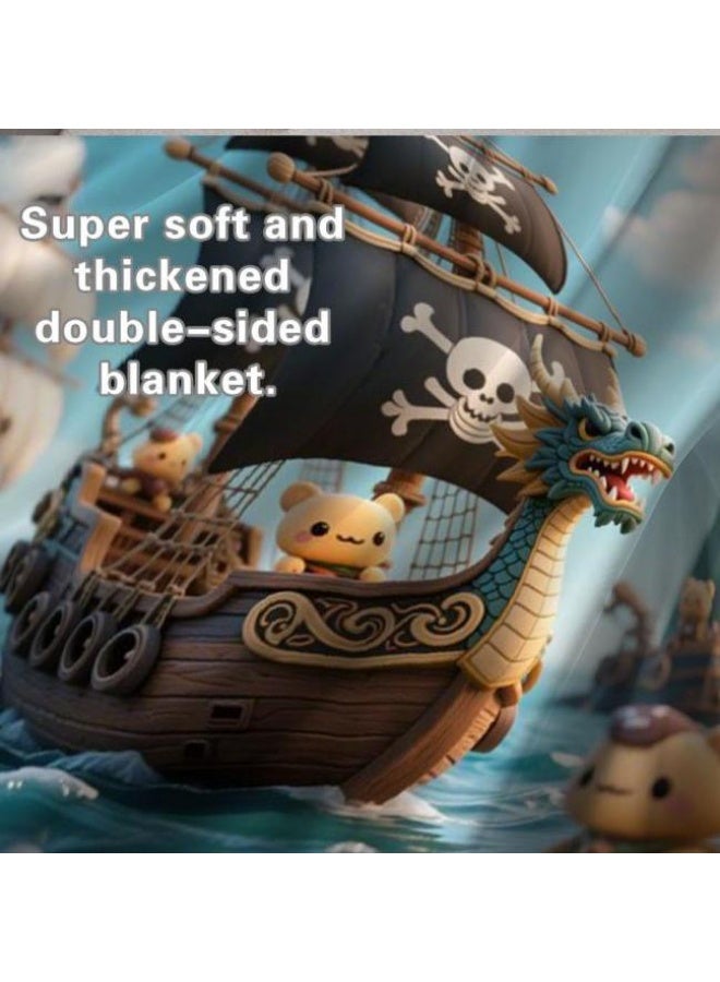 عام بطانية رقيقة من الفانيلا الكرتونية للأطفال والرضع (دافئة ومريحة، ومناسبة للنوم والألعاب) 70 سم * 100 سم - 973 - Image 3