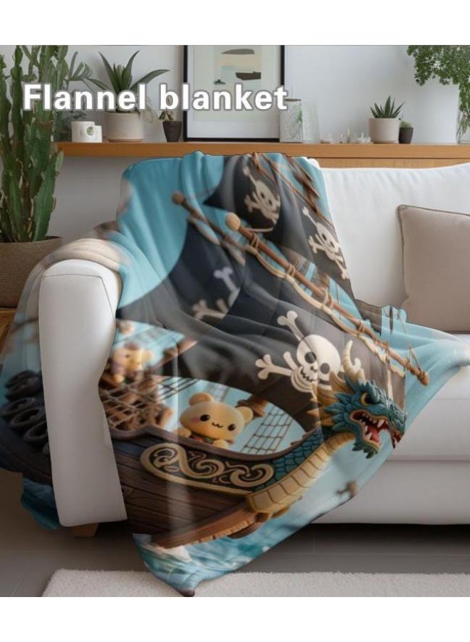 عام بطانية رقيقة من الفانيلا الكرتونية للأطفال والرضع (دافئة ومريحة، ومناسبة للنوم والألعاب) 70 سم * 100 سم - 973 - Image 5