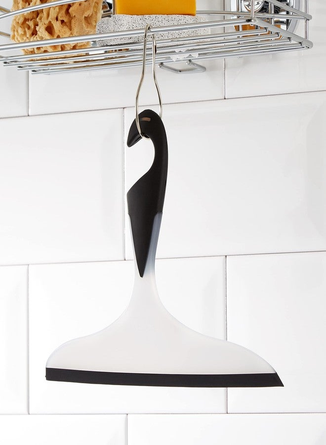 WENKO 18752100 Bathroom Squeegee Loano Black - for Bath and Shower, Plastic, Black - Image 2