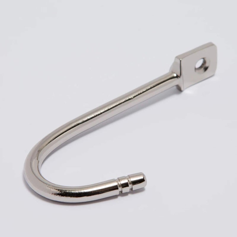 HOBKNOBS Berlin Wall Robe/Coat/Clothes Towel and Home Decor Brass Hooks 96.5mm (Nickel Plated). - Image 1