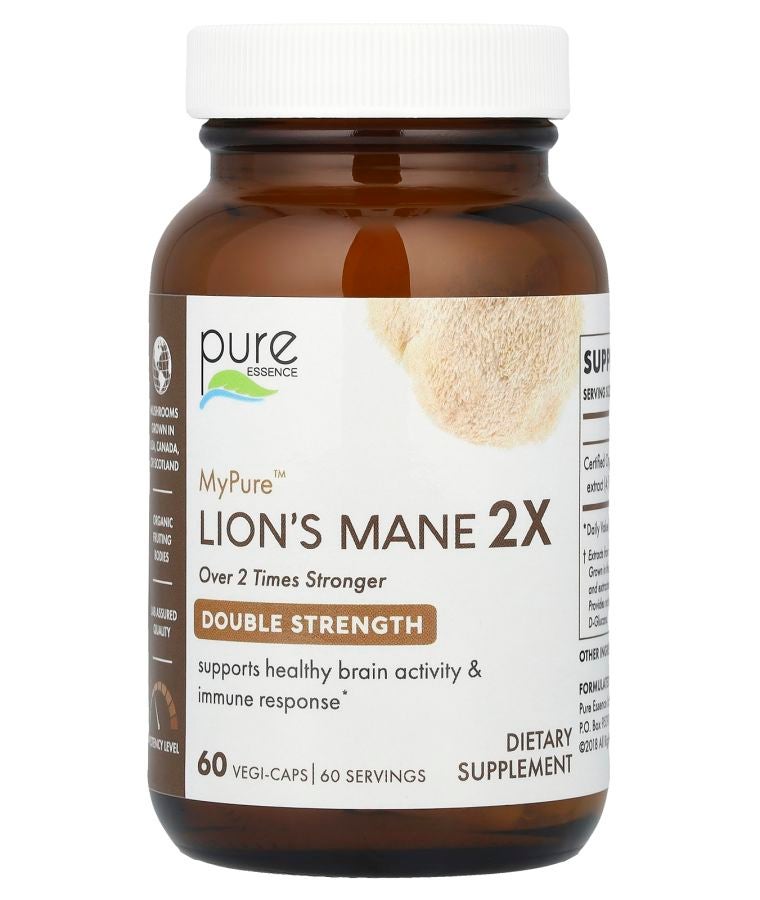 MyPure™ Lion's Mane 2X 500 mg 60 Vegi-Caps