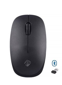Rizyue R10 Dual Mode Bluetooth / 2.4G Wireless Mouse Lightweight - 3 Buttons - 1600 DPI - Mini Lightweight Design For Office Business (1x AA Battery incoulded) | Black