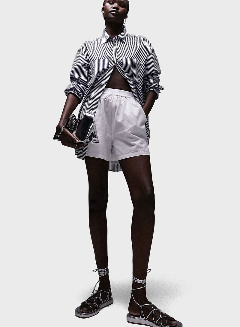 Topshop Tall High Waist Mini Shorts  - Image 4