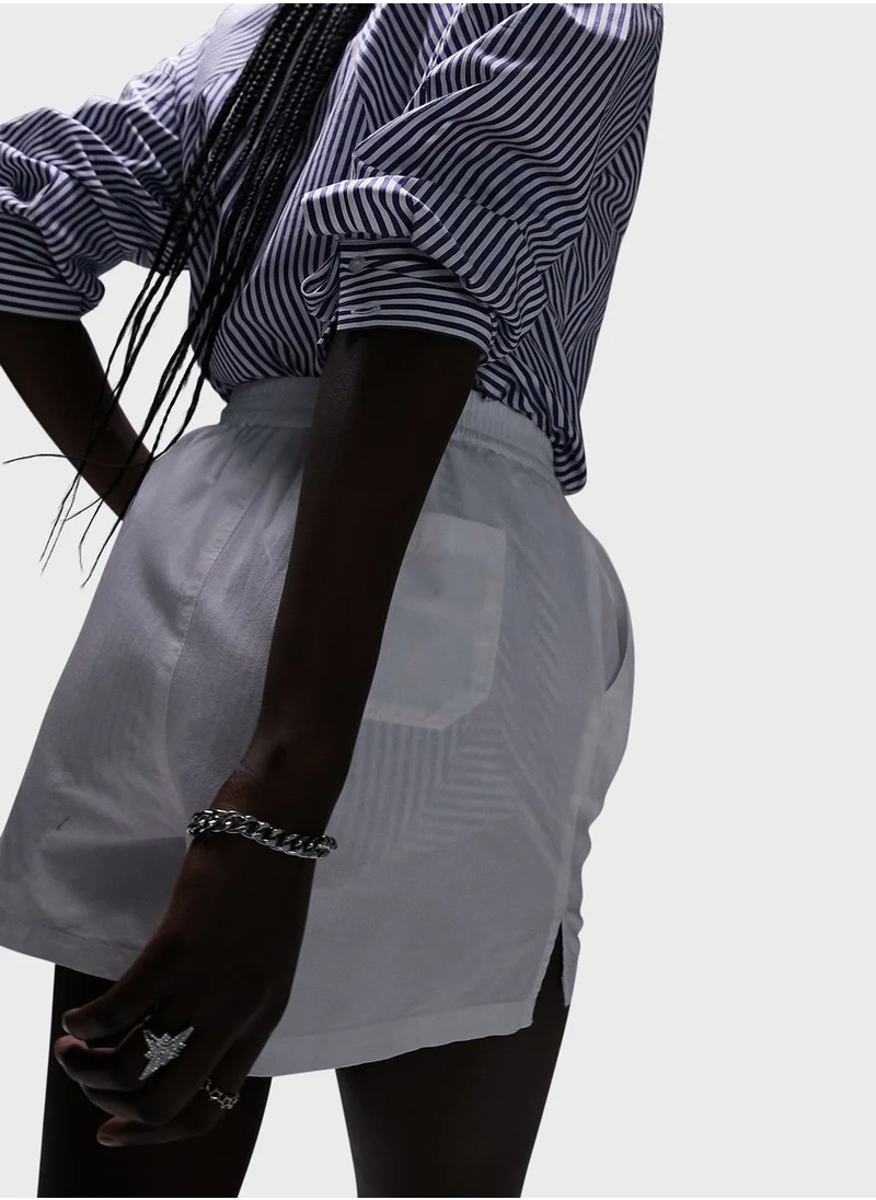 Topshop Tall High Waist Mini Shorts