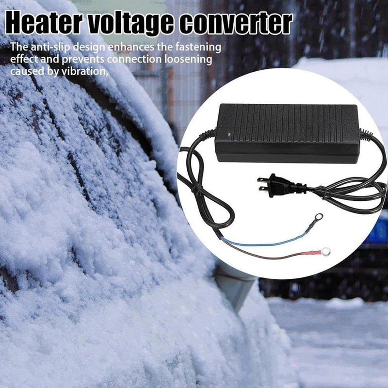 Power Supply for Heater, Plug in Inverter Power Supply, 110 to 12 Volt Converter, for Van Truck Vehicle Camping Road Trip Home Heater RV Camper - Image 3