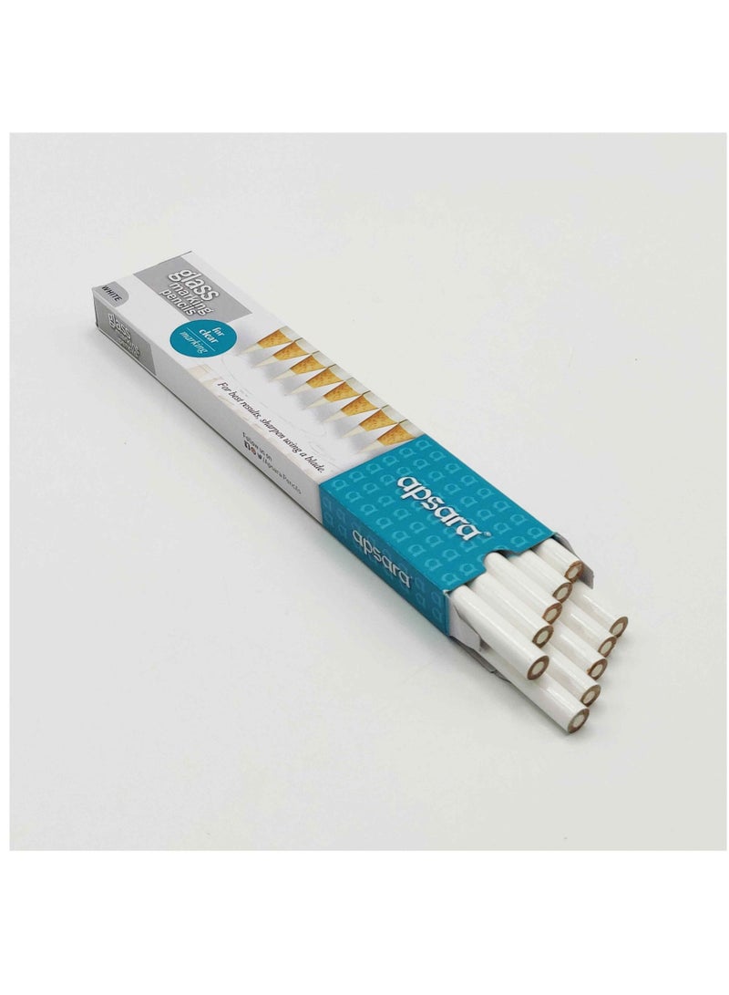 Apsara 10 Pcs Glass Marking Pencils