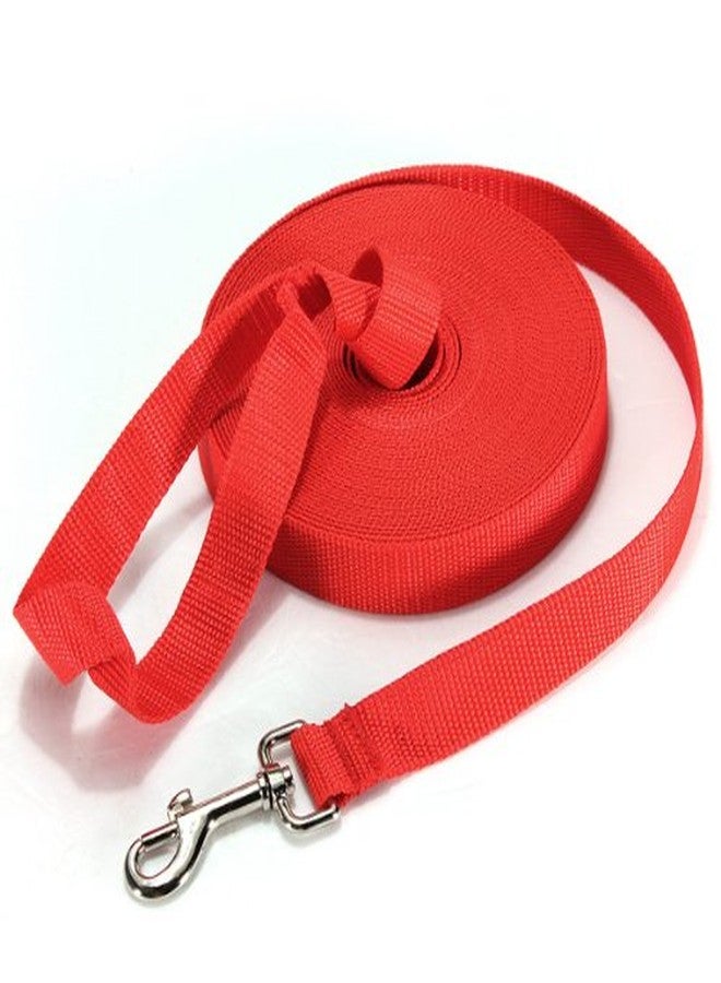 Meco 5FT/1.5M Long Leash Dog Obedience Recall Training Agility Lead for Training Play Camping or Backyard (Red) - Image 3