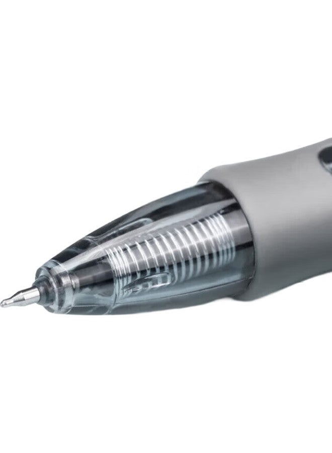 Comix Financial Quick-Drying Retractable Gel Pen 0.38Mm St Precision Steel Tip Conical Tip Signing Pen Ink Pen, Black, 12-Pack, Gp138 - Image 3