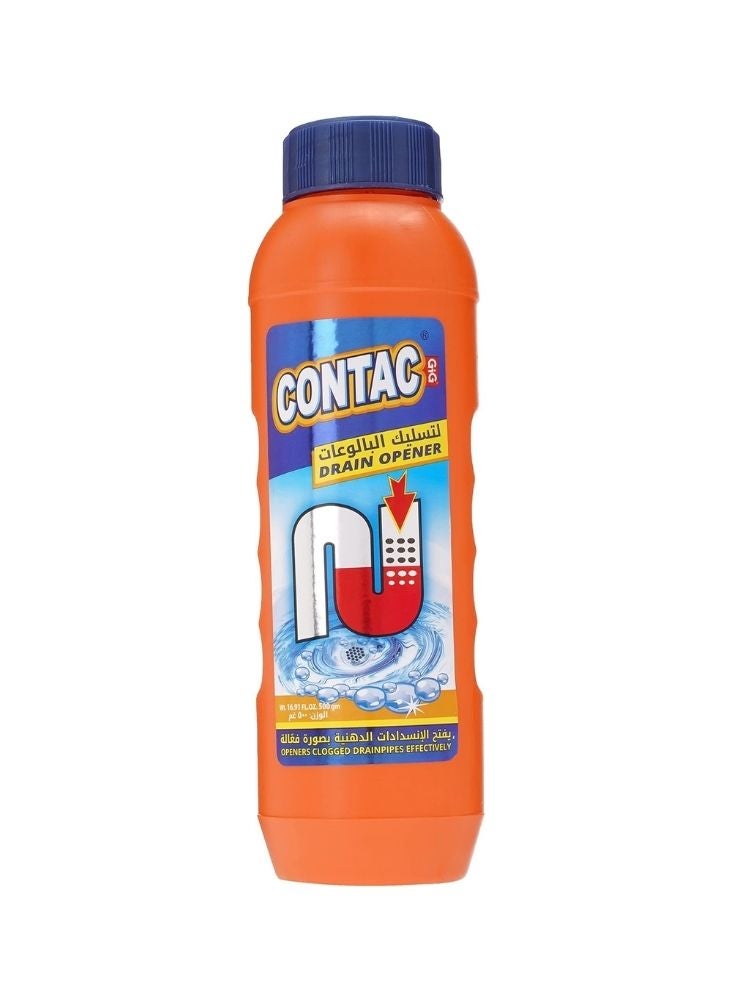 Contac Drain Opener Powerful Pipe Cleaner 500ml - Image 1