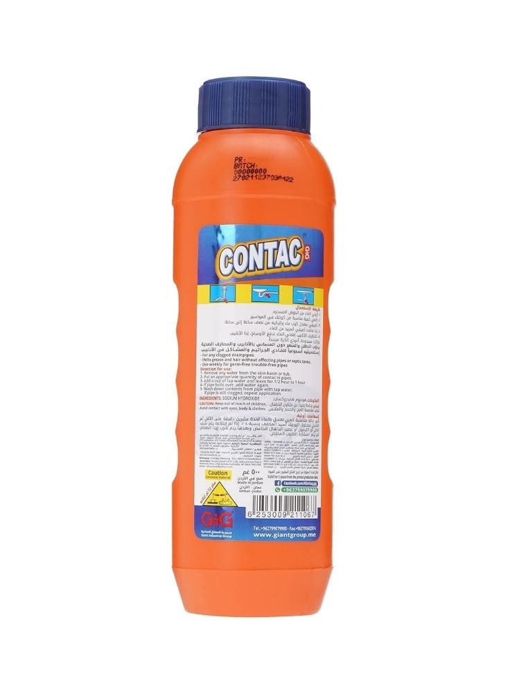 Contac Drain Opener Powerful Pipe Cleaner 500ml - Image 2