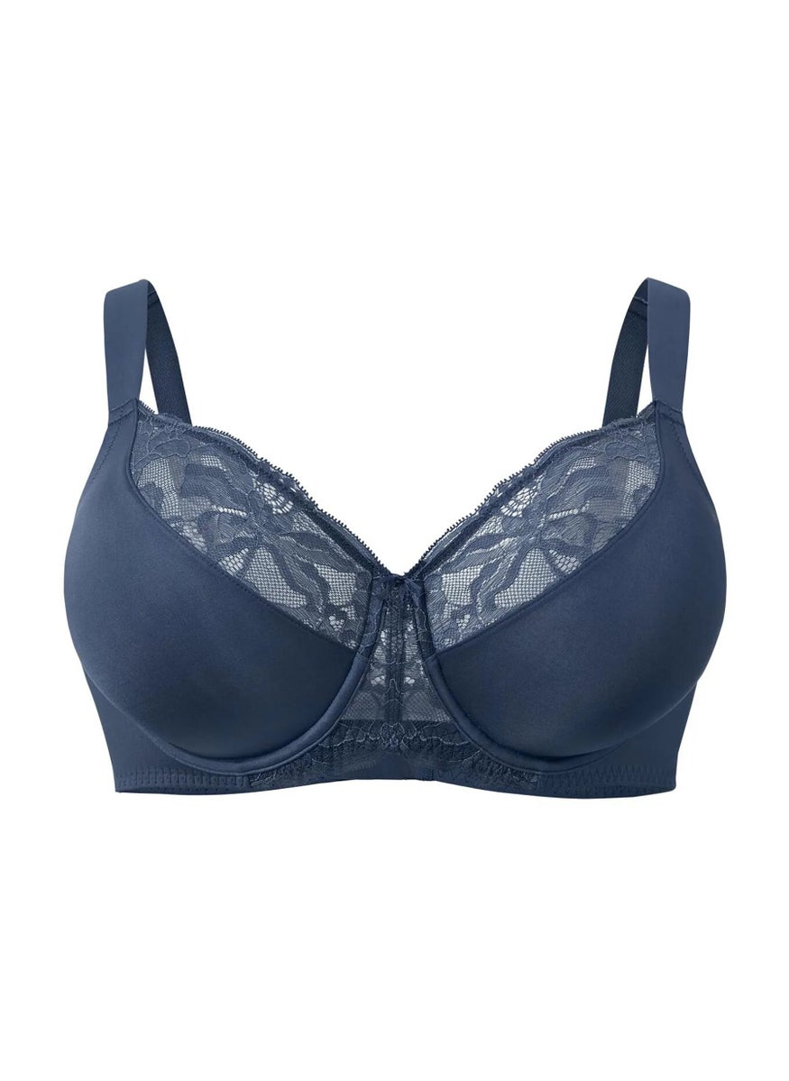 Women Non Padded Lace Bra, Blue - pzsku/ZA0521C50B882CB3CF823Z/45/_/1738073406/bcc62c14-2016-46f8-bc92-20511f8ce147