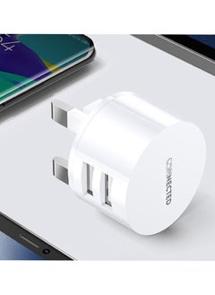 Connected Wall Charger With 3 In 1 Data Sync Charging Cable White - pzsku/ZA0523B8956CD92CFE52CZ/45/_/1691568536/8ee863c3-6df5-4936-9194-5f8ce590eaa1