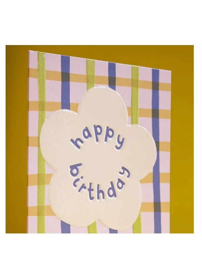 راسبيري بلوسوم Happy Birthday Flower Greeting Card