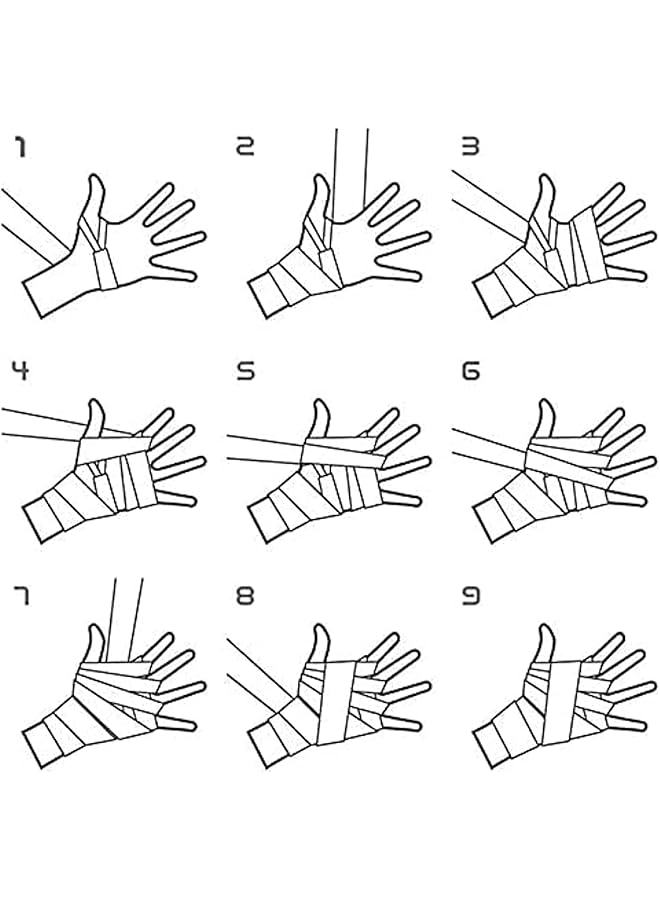 SCIENISH Boxing Hand Wraps Elasticated MMA Boxing Gloves Fist Protector 2.5 meter Bandages Mitts Boxing Wraps(2PCS) - Image 2