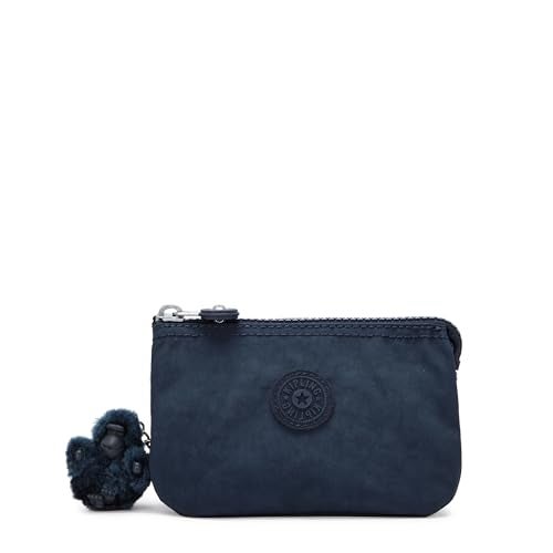 KIPLING KIPLING Kipling womens Womenâ€™s Creativity Small Pouch, Versatile Cosmetics Kit, Lightweight Nylon Travel Organizer pouch, Blue Bleu 2, Small US - Image 1