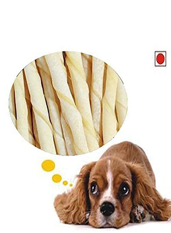 Sage Square High Protien Spiral White Sticks Munchy for Healthy Dog Heathcare (400 grm) - Image 2