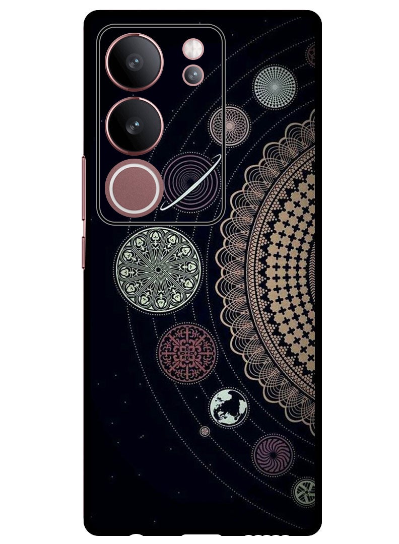 Theodor Protective Case Anti Scratch Shock Proof Bumper Cover For Vivo S17 - S17 Pro Mandala Art (2) - Image 1