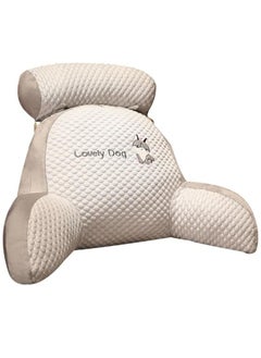 Gerenic Reading Pillow, Reading Pillow for Bed Adult, Bed Rest Pillow with Arms With Washable Cover, Large bed Reading Pillow for Adults with Arms & Neck Ultimate Comfort & Support  - Image 1
