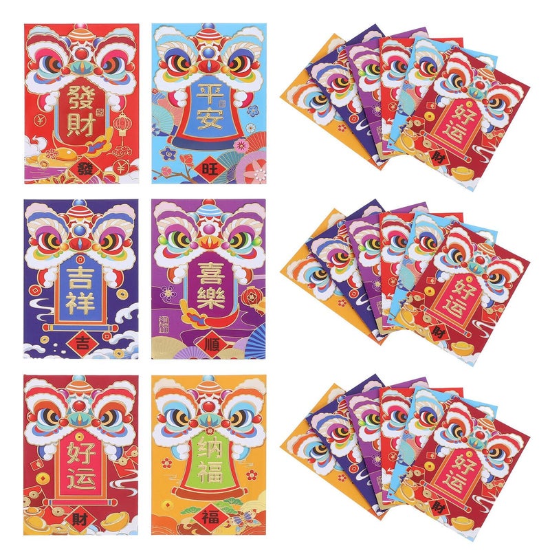 Chinese Red Envelopes 8 1x11 5cm For Lunar New Year Wedding And Lucky Money Gifts - Image 2