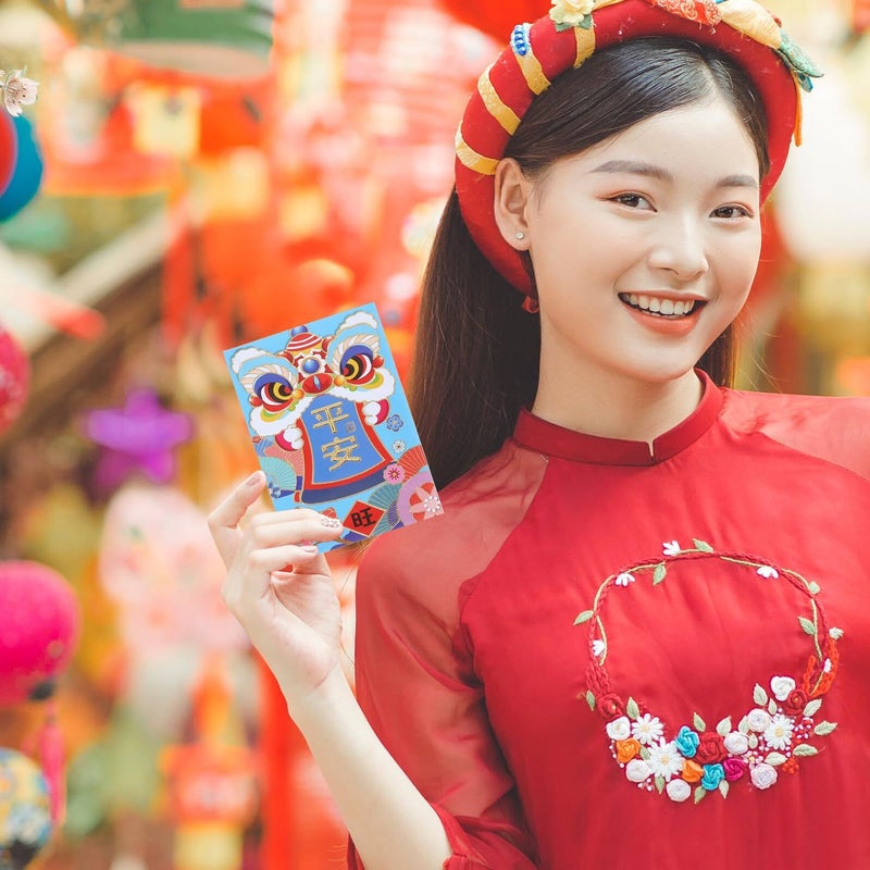 Chinese Red Envelopes 8 1x11 5cm For Lunar New Year Wedding And Lucky Money Gifts - Image 5
