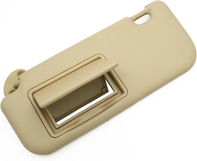 Wivplex Beige Car Interior Sun Visor with Mirror for Toyota Corolla - Image 1