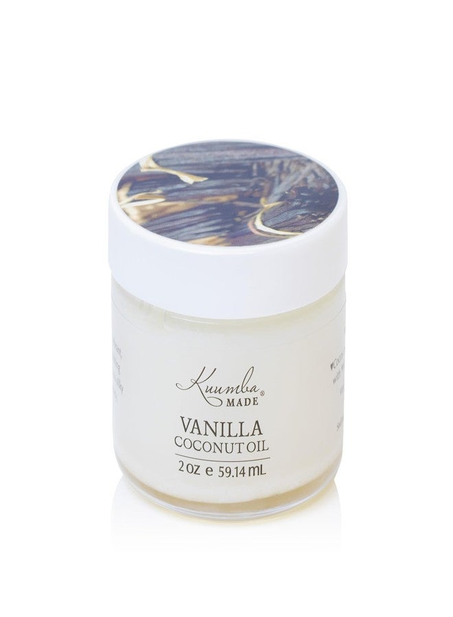 Kuumba Made Botanically Infused Vanilla Coconut Oil | 2 Ounces | Coconut Oil For Skin | Organic All Over Moisturizer | Nourishing and Gentle On Skin - Image 1