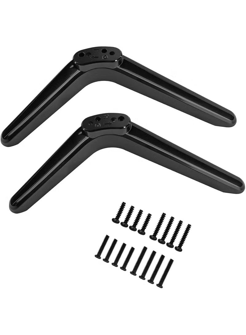 TV Legs for TCL TV Legs Replacement Compatible with 28/32 Inch 40/43 Inch 49/50 Inch 55/65 Inch Roku Smart TV, Replacement Legs for Legs 65S555 55S401 50S546 50S423 43S431 40S325 28S405 with Screws