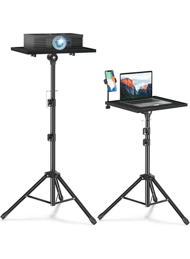 DUNISO Adjustable Projector Stand Tripod, Multifunctional DJ Stand with Adjustable Height (90-170 cm),Foldable Laptop Floor Stand for Home/Stage/Studio - Image 1
