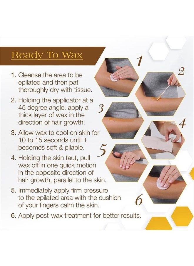 GiGi Microwave Tweezeless Wax - Non-Strip Facial Hair Remover, 1 oz  - Image 5