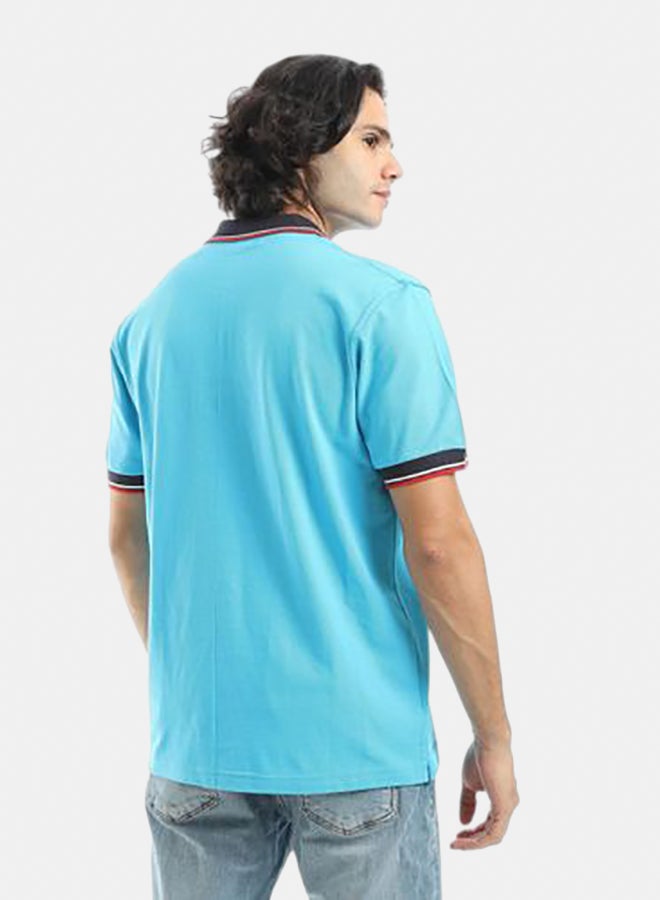 Unique Short Sleeves Pique Polo Tshirt - Image 3