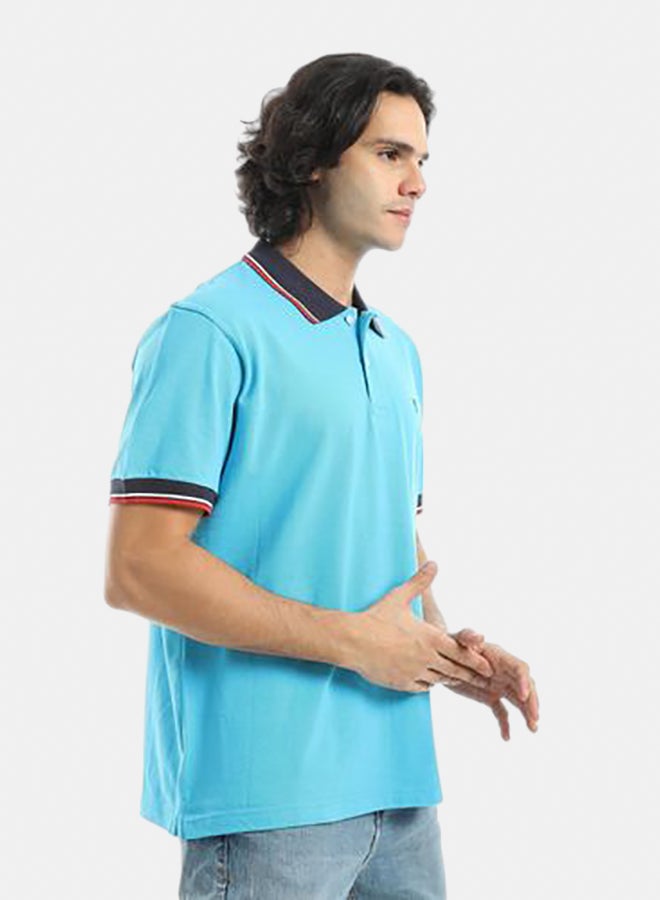 Unique Short Sleeves Pique Polo Tshirt - Image 2