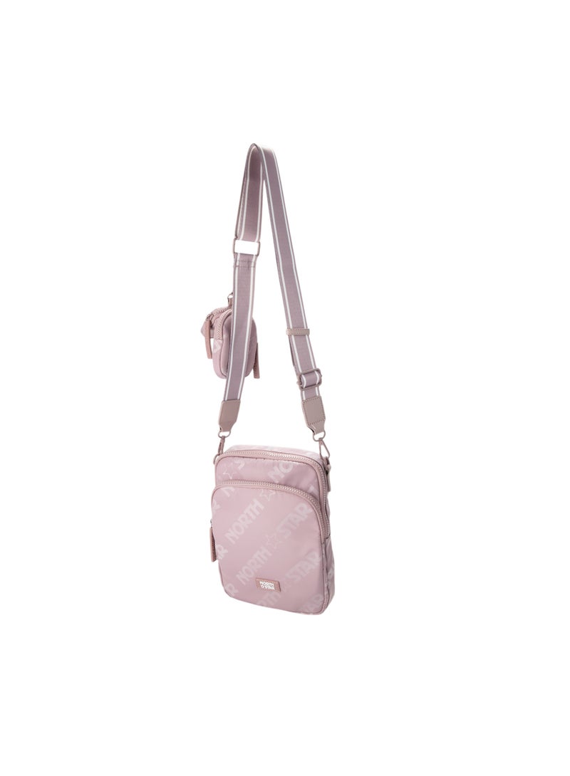 Bata Patterned Sling Bag Pink - Image 3