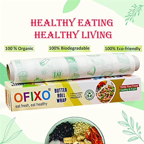 OFIXO 20 Meter Food WRAP Multipurpose Food Wrapping Paper Pack of 2 - Image 5