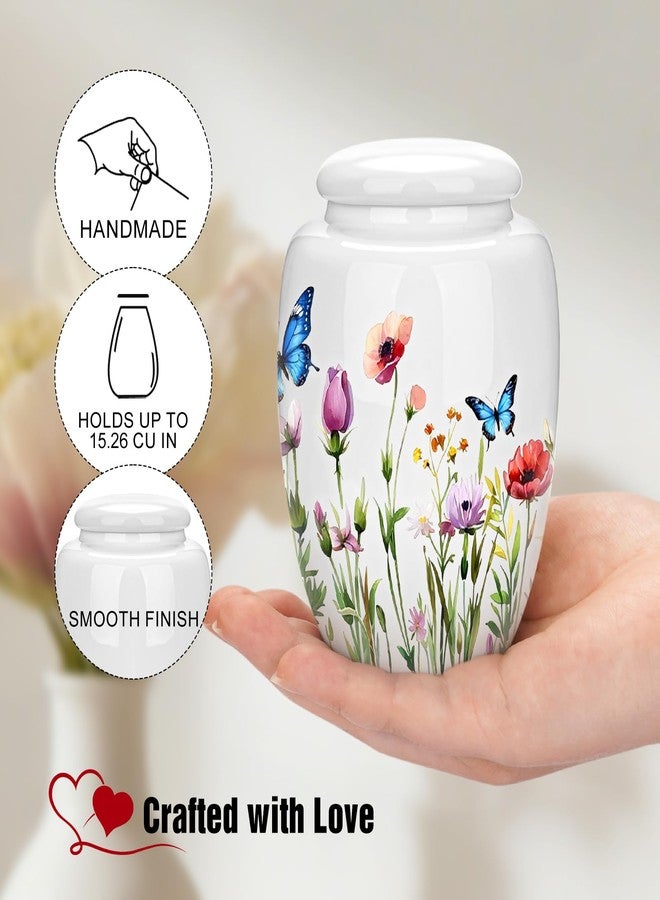 XIUDA Small Cremation Urn for Human Ashes Ceramic Decorative Keepsake Memorial Urn for Burial Handcrafted Medium Funeral Urn for Adult Male Female - Image 4