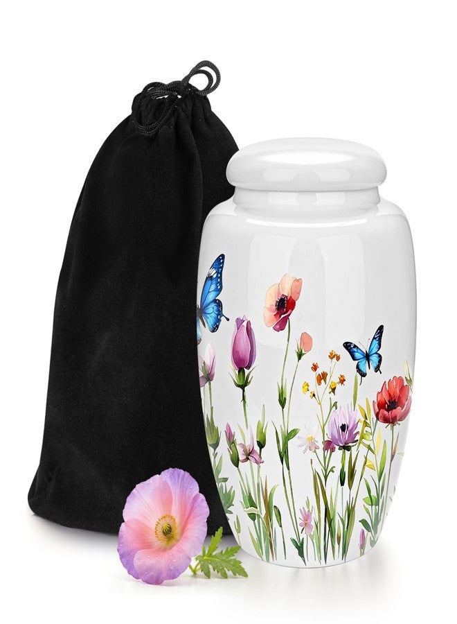 XIUDA Small Cremation Urn for Human Ashes Ceramic Decorative Keepsake Memorial Urn for Burial Handcrafted Medium Funeral Urn for Adult Male Female - Image 1