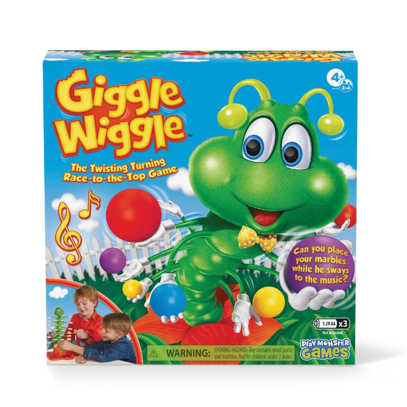 PlayMonster Giggle Wiggle Board Games for Kids Family Game Night HandEye Coordination Preschool Games The Wiggle Race to Get Your Marbles to The Top Game Ages 4 Batteries Not Included - Image 2
