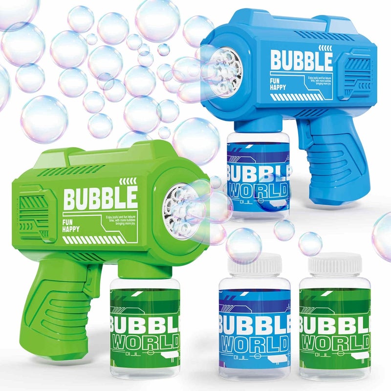 SmartYeen 8-Pack Bubble Machine Gun,Bubble Blower Maker for Kids Party Favor Wedding Birthday Gifts - Image 5