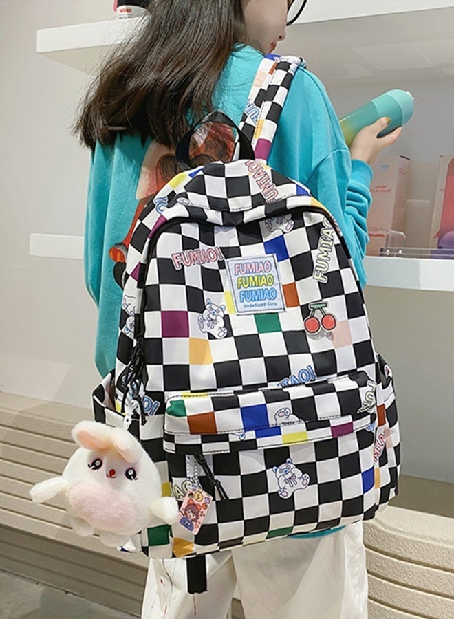 DUNISO School Backpack with Pencil Case Waterproof Book Bag with Compartments for Teen Girl Kid Students Elementary School Kids' School Bag Large Capacity - Image 5