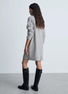 MANGO Casual Short Turtleneck Dress  - Image 2