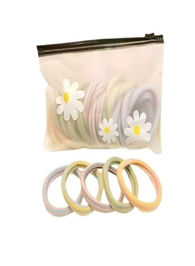 NIRVIK Zipper Pouches - Durable PVC Lightweight Makeup & Travel Organizer Bags with Push-Lock Closure - Multipurpose Storage for Hair Accessories, Jewelry, Toiletries Waterproof (Pack of 5) - Image 1