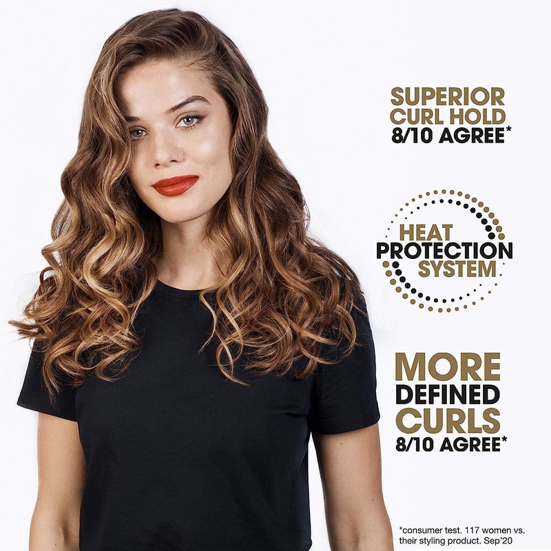 ghd واقي حرارة للشعر - رذاذ تثبيت التجاعيد لتصفيف الشعر، نظام حماية من الحرارة لتعريف أعلى، تجاعيد تدوم لفترة أطول وثبات ممتاز - 4.1 أونصة سائلة - Image 2