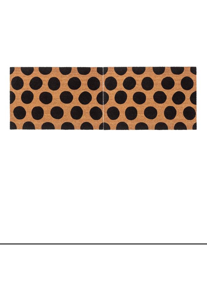 erorex Door Mat, Black/Dot Pattern, 40X60 Cm - Image 2
