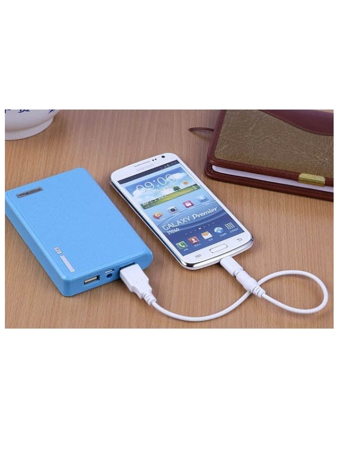 ماركة غير محددة - ⭐  باور بانك علي هيئة محفظة سعة فعلية 6000  يدعم شحن 2 هاتف في نفس 2USB الوقت مع كابل شحن من نوع مايكرو وكشاف اضاءة للطوارئ - Image 1