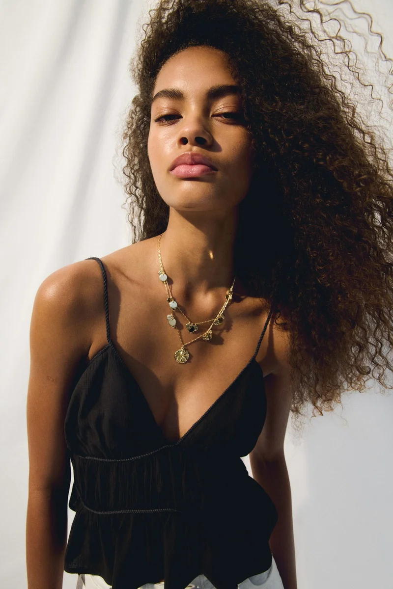 H&M Braid-detail strappy top