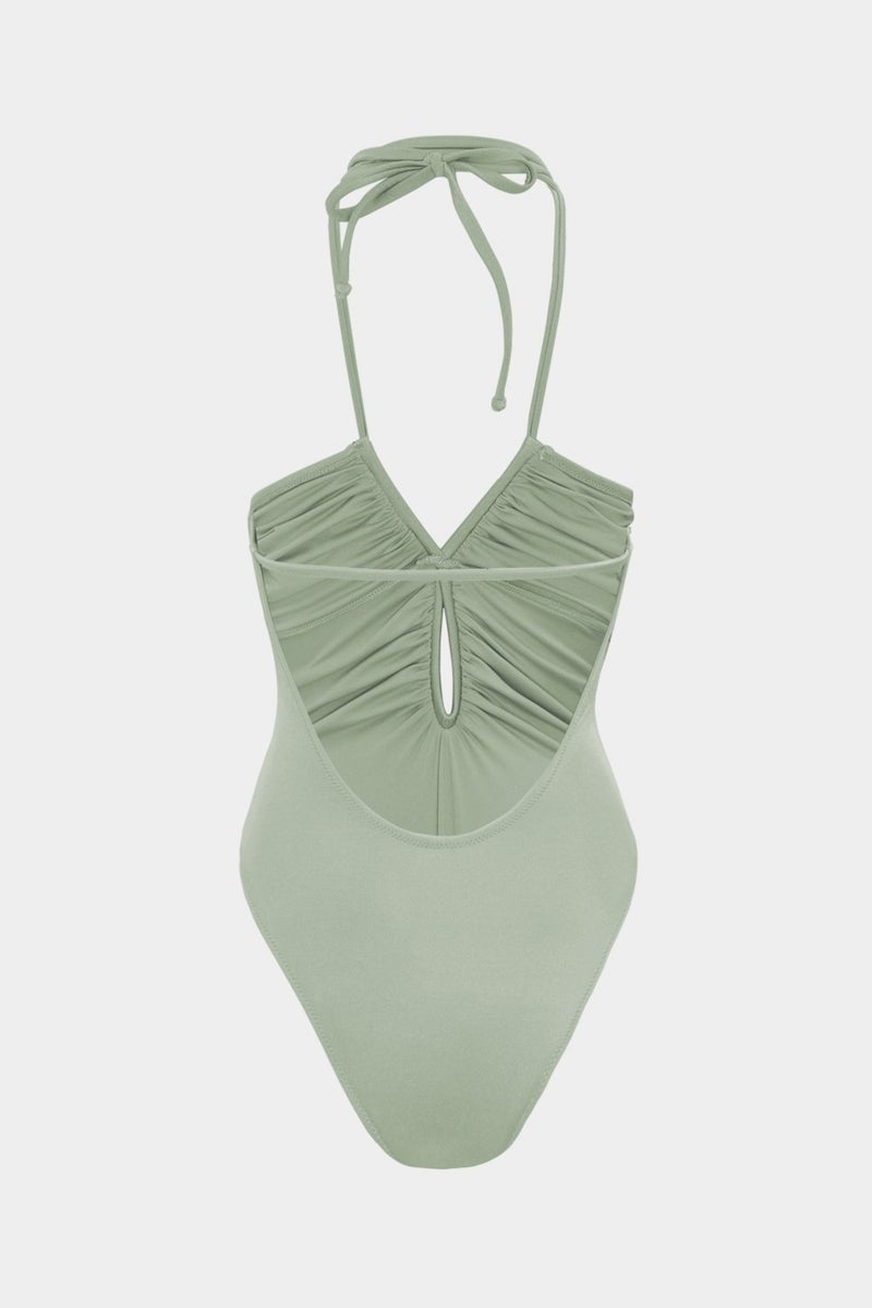 Açelya Okcu Azalea Okcu Premium Drape Detailed Ceres Fit Women's Swimsuit  - Image 2