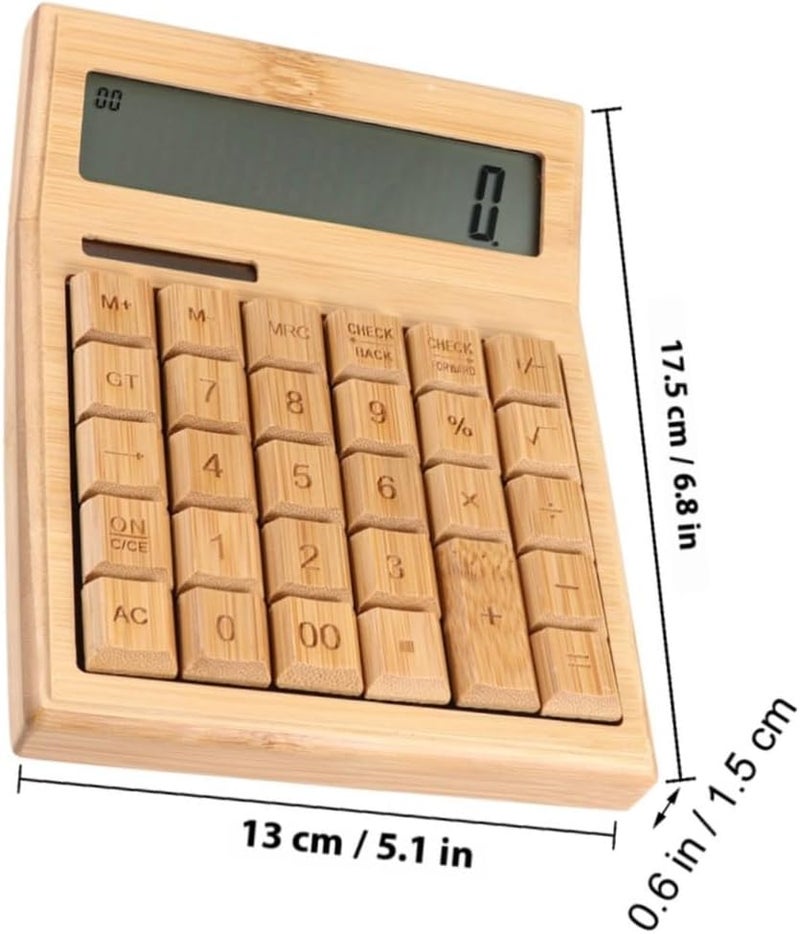 Portable 29-Key Solar Calculator for Office Use Solar-Powered Electronic Calculator with Tilted Display Angle Eco-Friendly Basic Portable for Work and Study - Image 2
