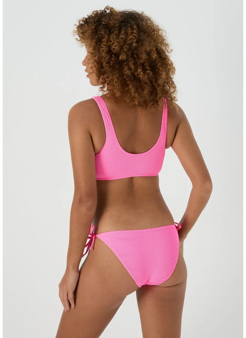 Matalan Pink Textured Crop Top